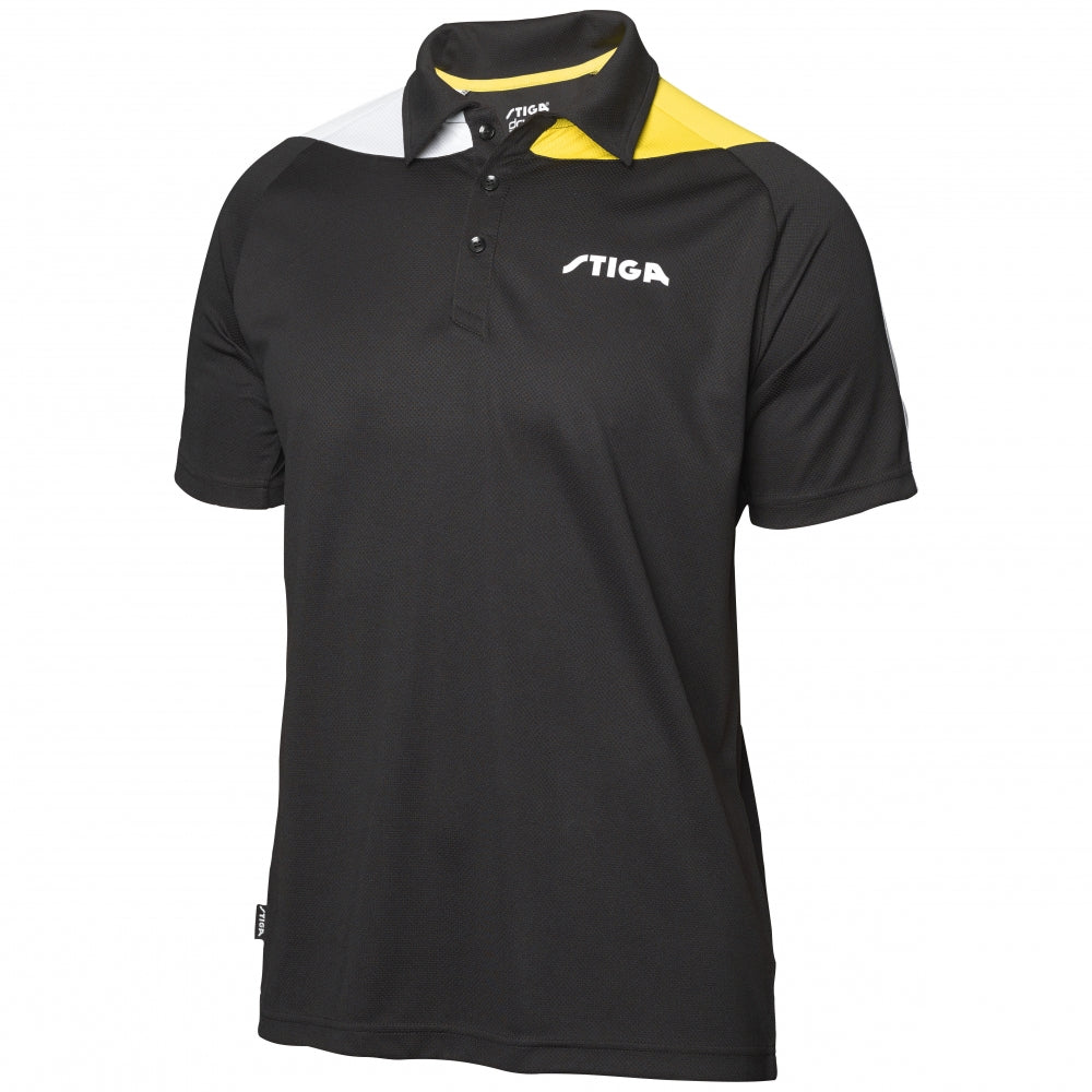 Stiga Polo Pacific Zwart/Geel/Wit