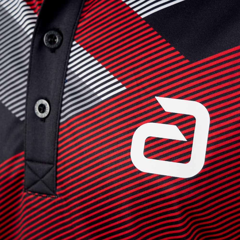 Andro Shirt Ataxa Zwart/Rood
