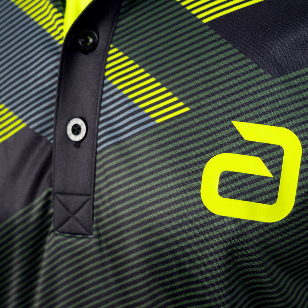 Andro Shirt Ataxa Zwart/Geel