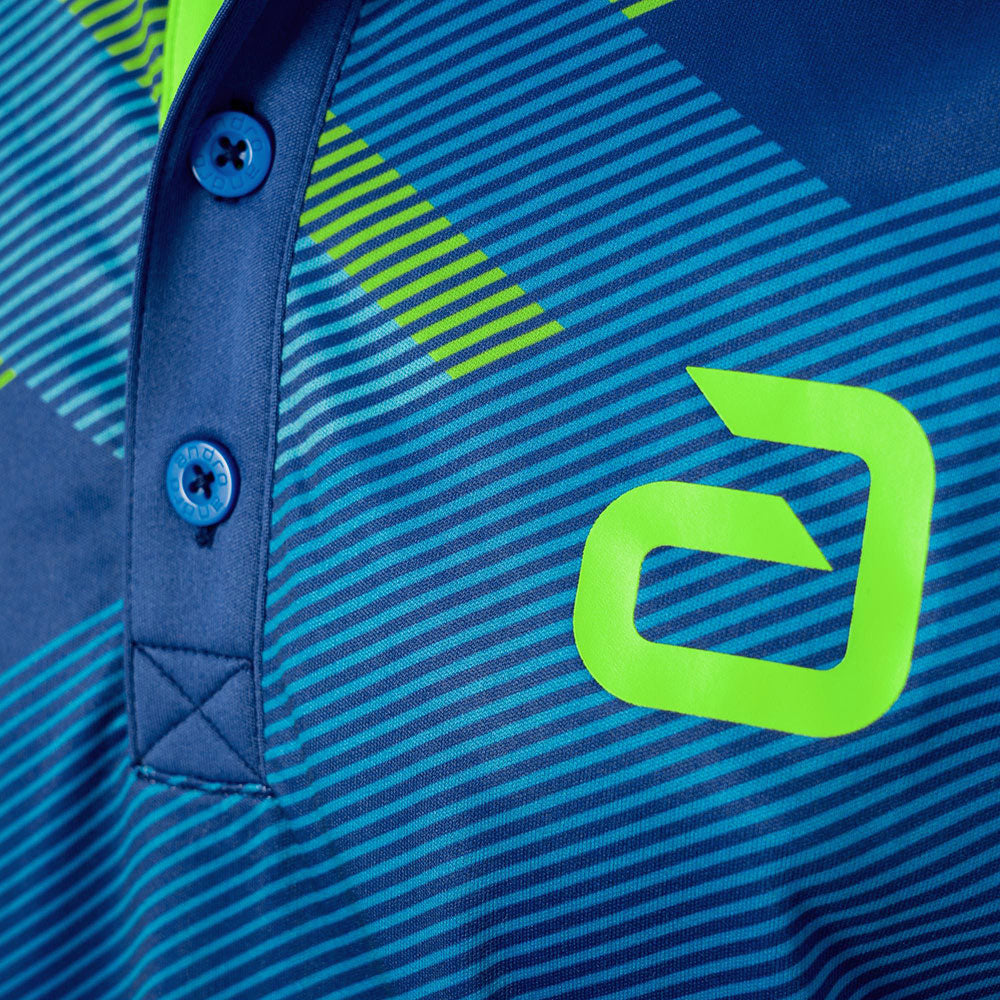 Andro Shirt Ataxa Blauw/Groen