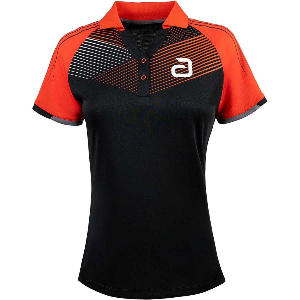 Andro Shirt Avos Women 2026 Zwart/Rood