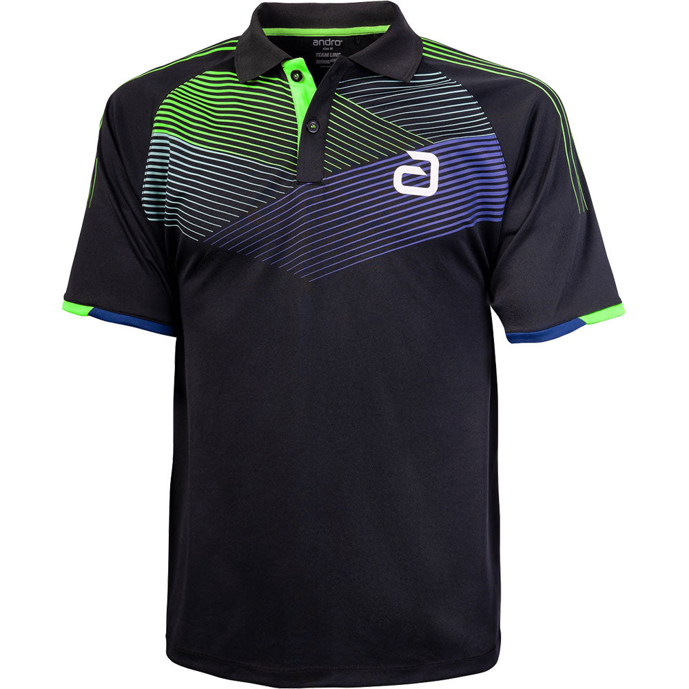 Andro Shirt Avos Zwart/Groen