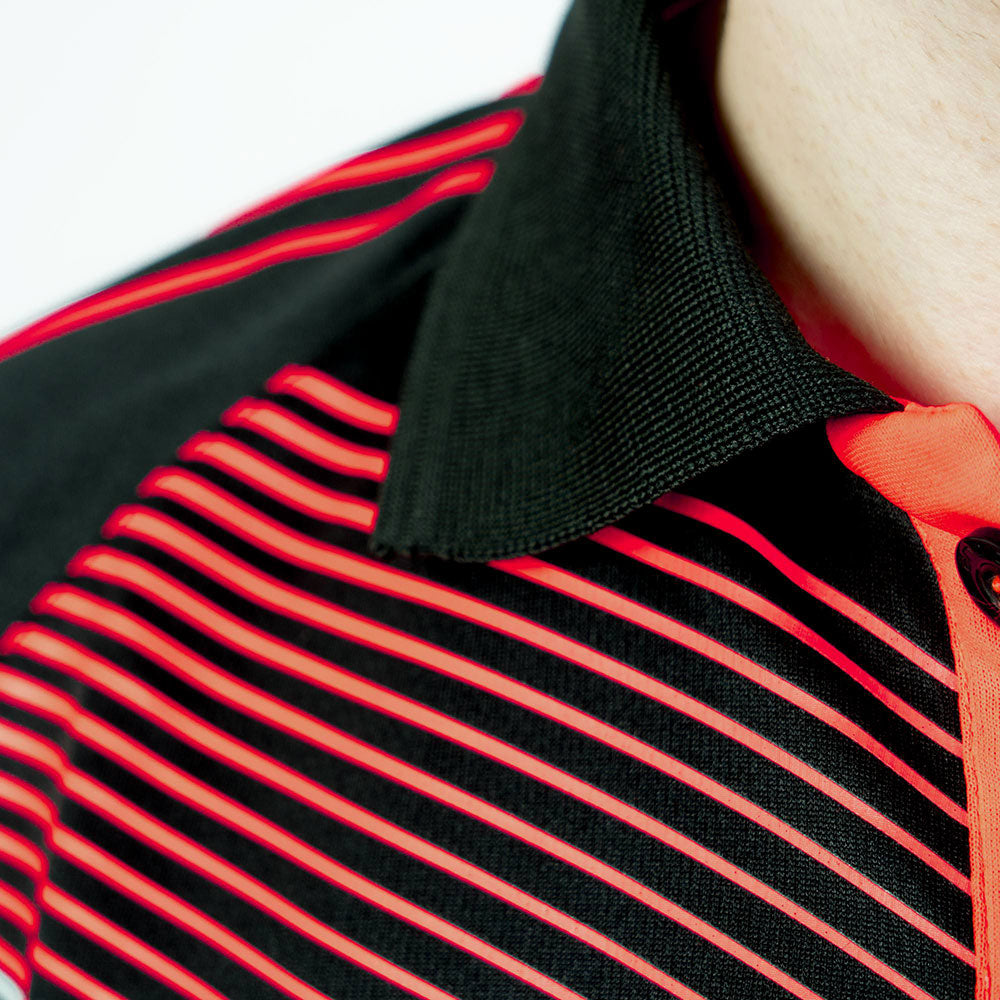 Andro Shirt Avos Zwart/Rood
