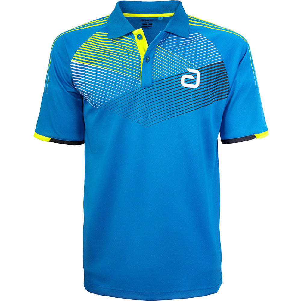 Andro Shirt Avos Blauw/Geel