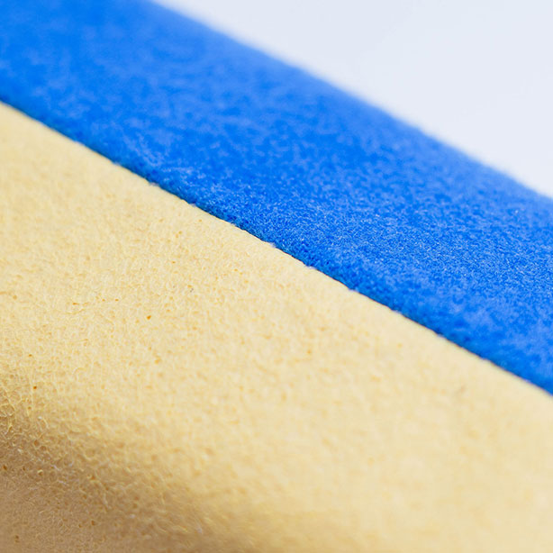 Andro Rubber cleaning sponge Blue (cotton leather / microfiber)