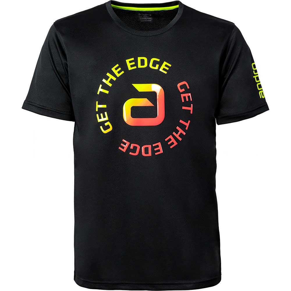 Andro T-Shirt Panji Zwart/Geel