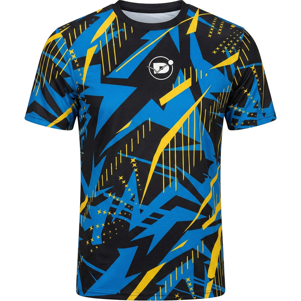 Dandoy T-Shirt Flash Blauw/Geel