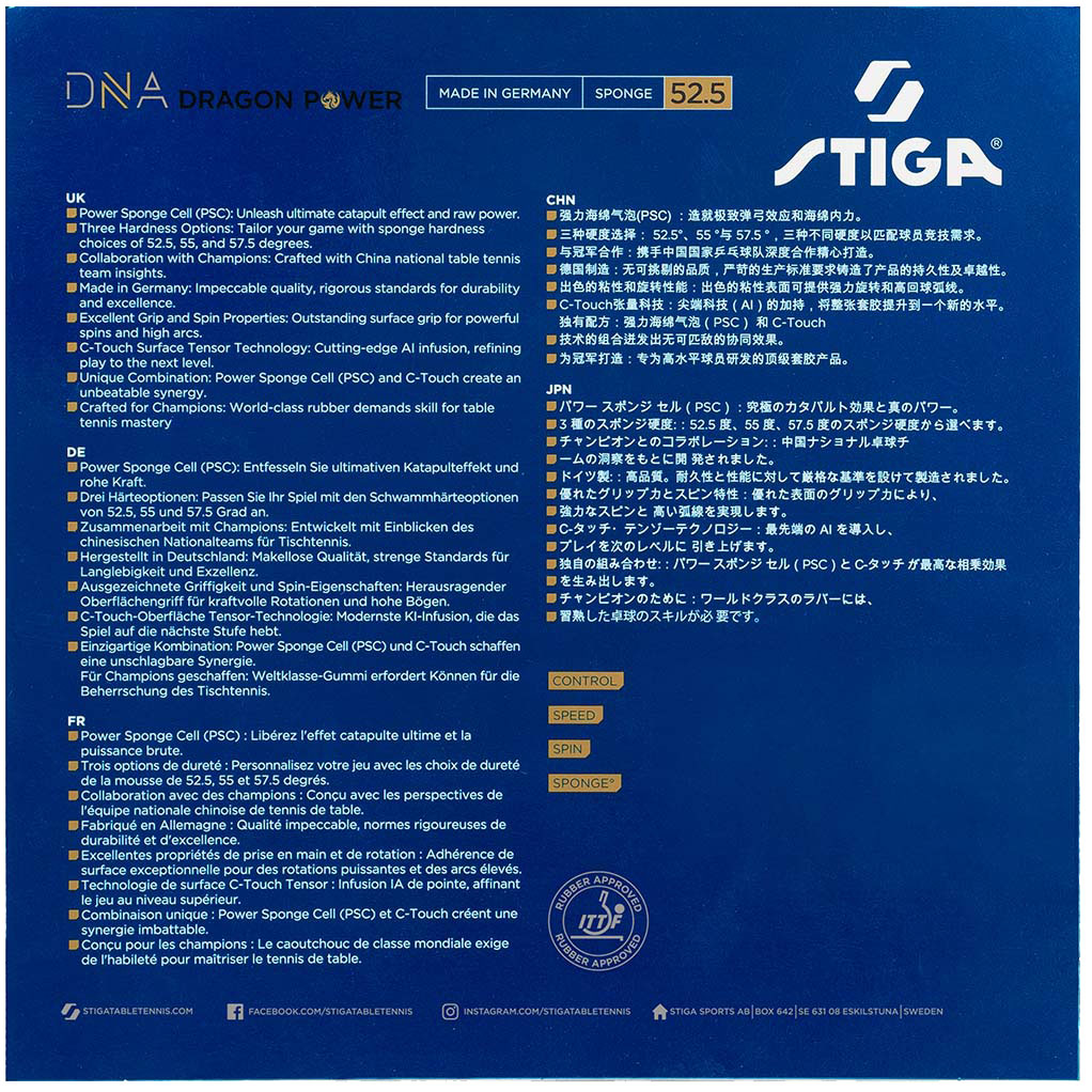 Stiga DNA Dragon Power 52.5