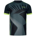 Donic T-Shirt Sector Zwart/Grijs/Lime
