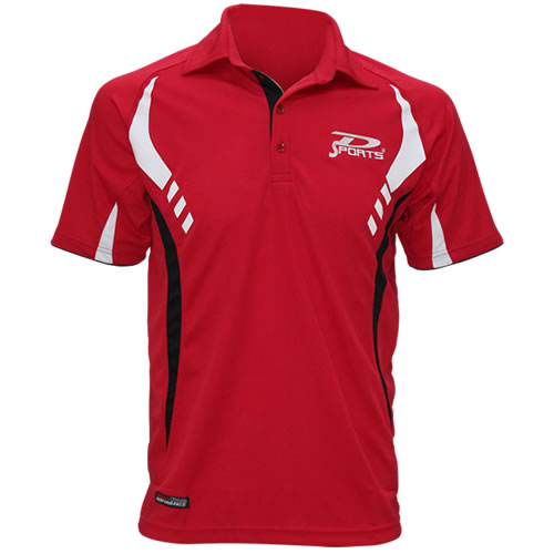 Dsports Polo EVOLUTION Rood/Zwart/Wit