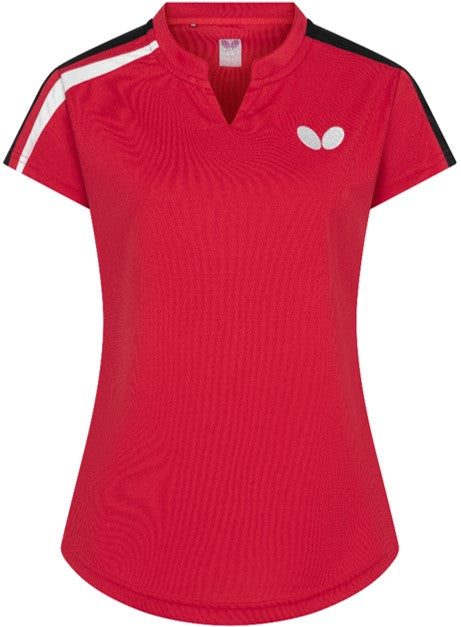 Butterfly Shirt Ikoma Lady Red