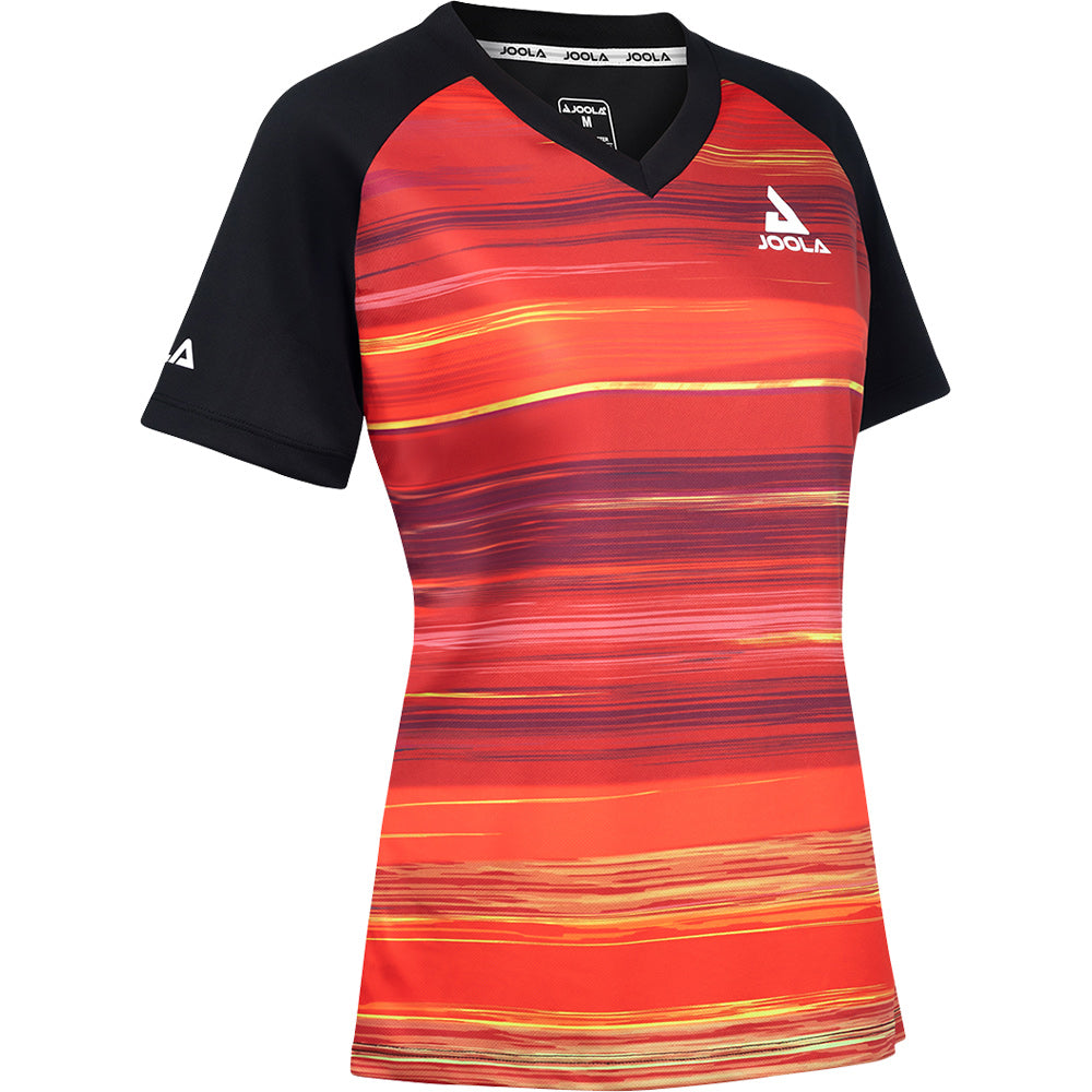 Joola T-Shirt Solstice Lady Zwart/Rood