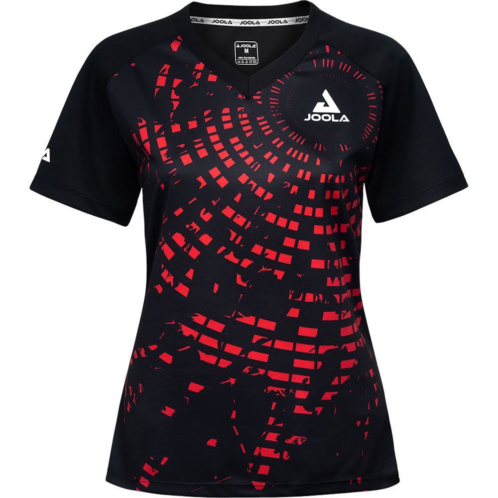 Joola Shirt Centrela Lady Zwart/Rood