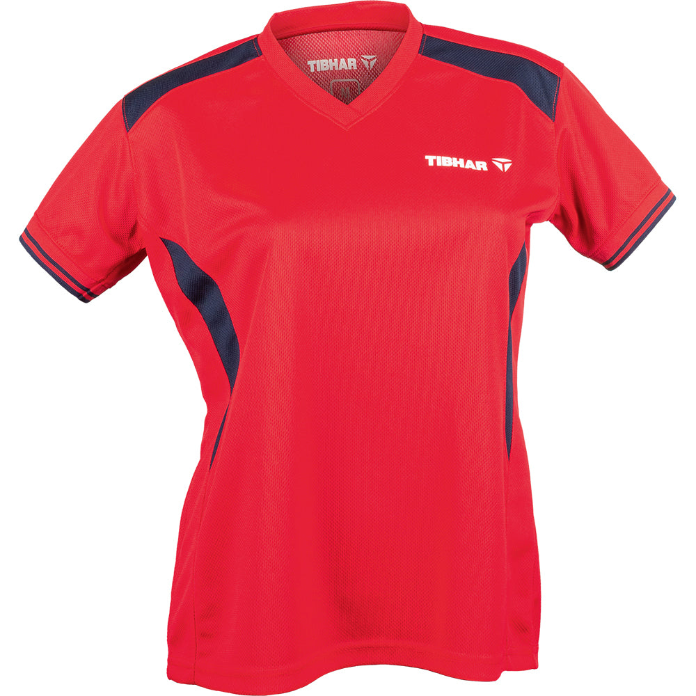 Tibhar Shirt Kosmos Lady Rood/Navy