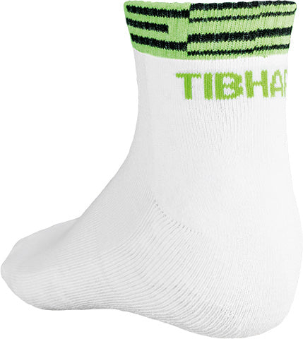 Tibhar Sokken Line Wit/Groen