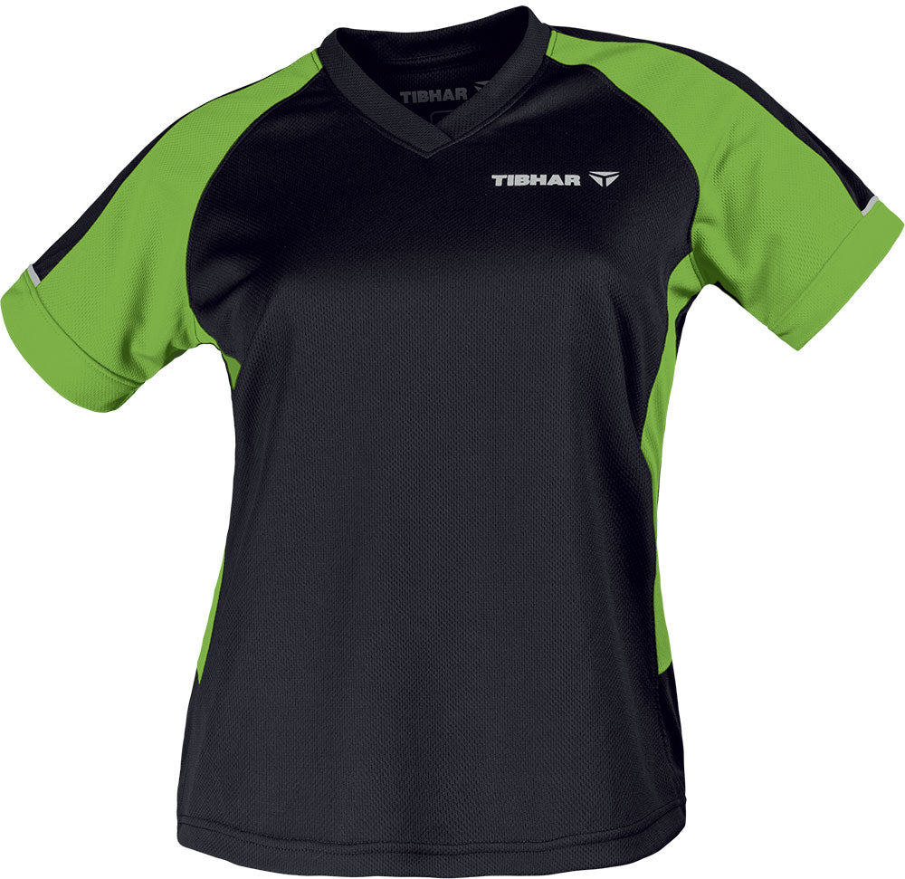 Tibhar Shirt Mundo Lady Zwart/Groen