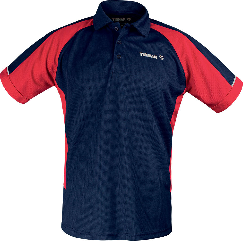 Tibhar Shirt Mundo Navy/Rood