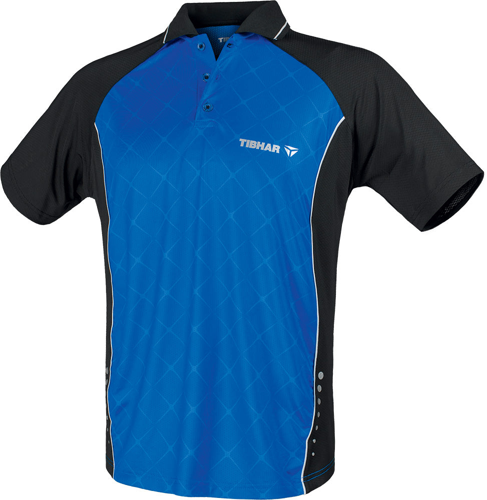 Tibhar Shirt Pulse Blauw/Zwart