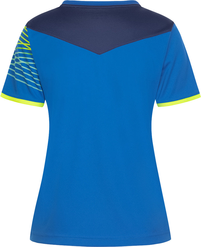 Donic Shirt Clash Lady Royalblauw/Marine