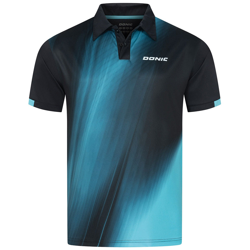 Donic Shirt Fire Zwart/Blauw
