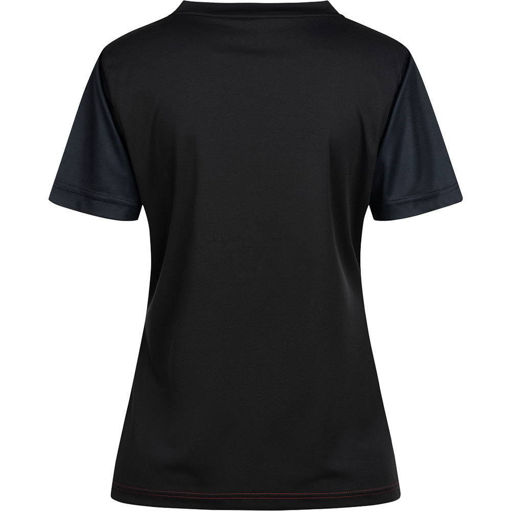 Donic Shirt Flow Lady Zwart/Rood