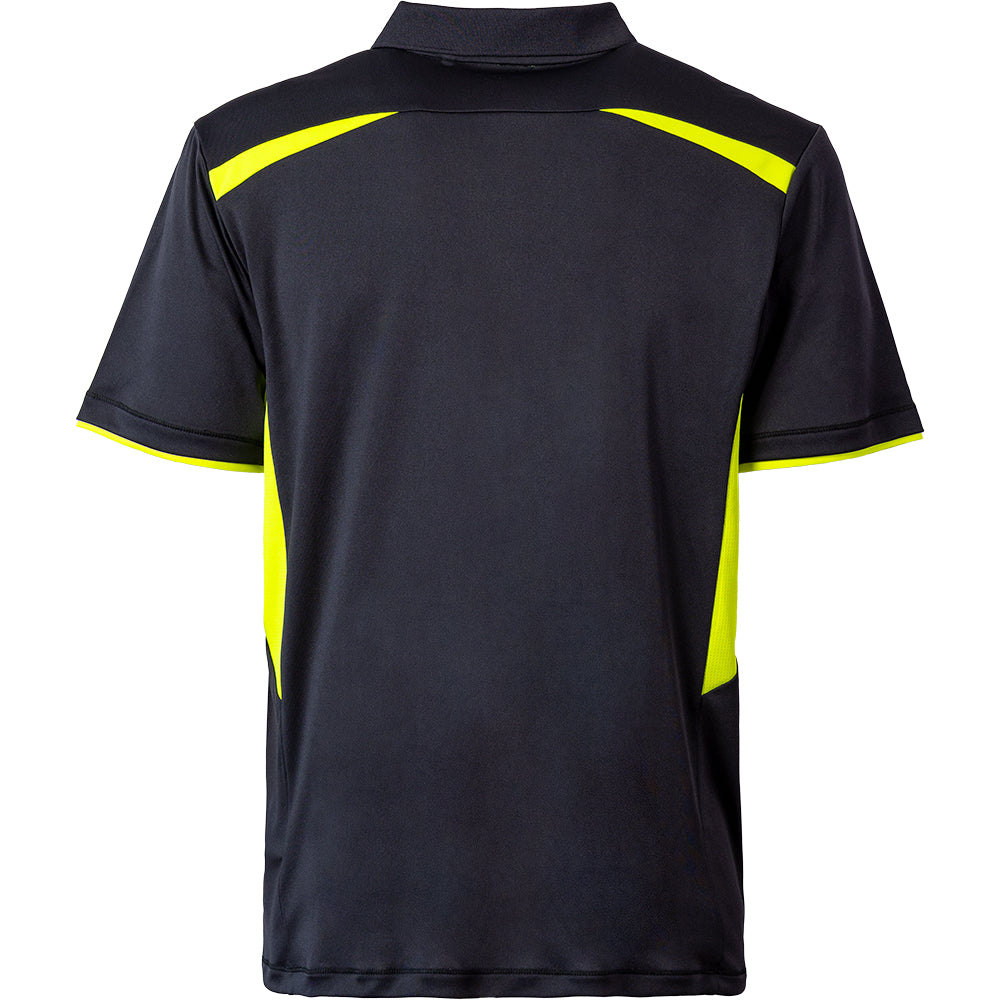 Andro Shirt Lanton Zwart/Geel