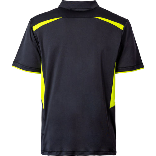 Andro Shirt Lanton Zwart/Geel