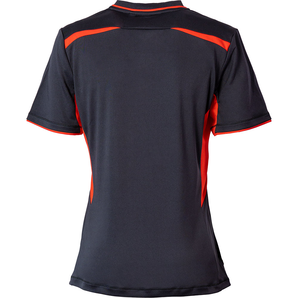 Andro Shirt Lanton Women Zwart/Rood