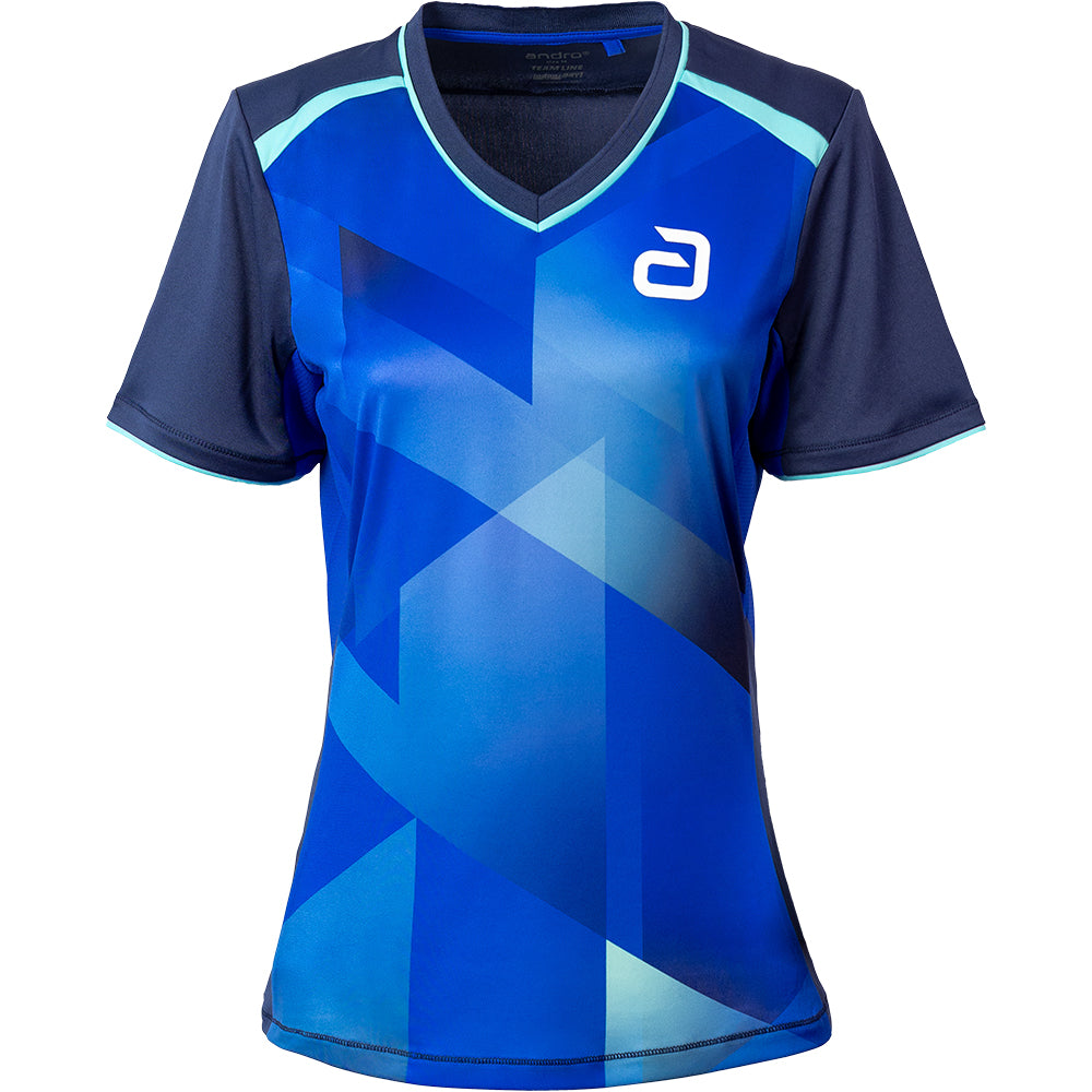 Andro Shirt Lanton Women Blauw