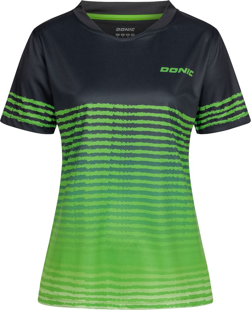 Donic Shirt Libra Lady Zwart/Groen