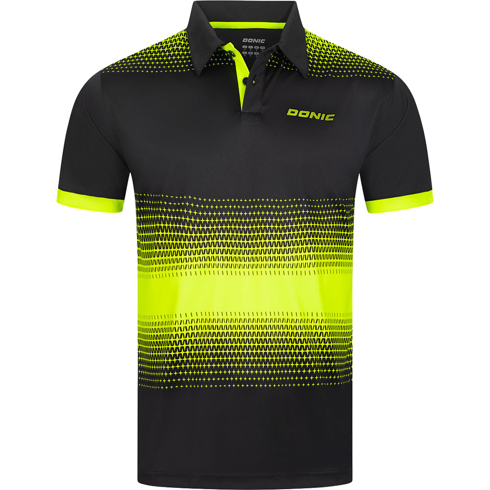 Donic Shirt Push Zwart/Geel