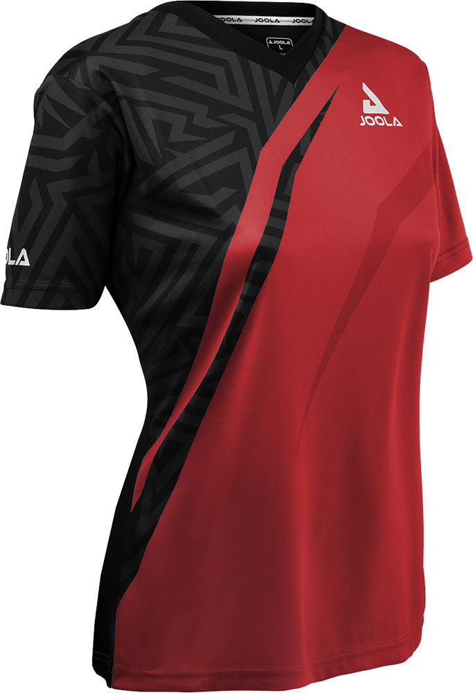 Joola Shirt Synergy Lady Rood/Zwart