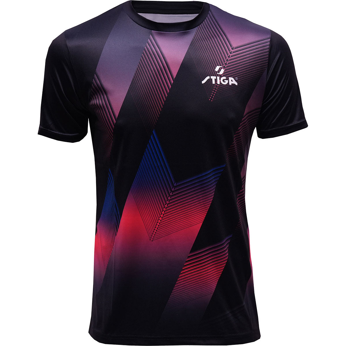 Stiga T-Shirt Pro Zwart/Roze