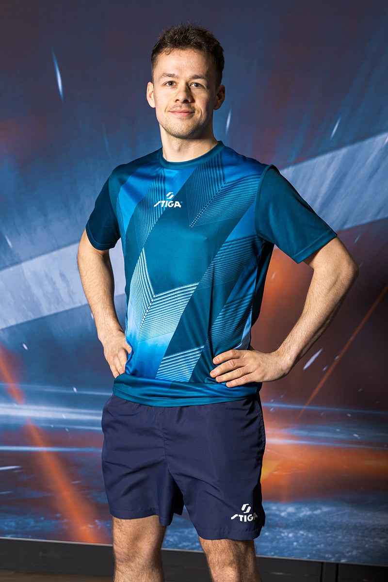 Stiga T-Shirt Pro Groen/Sky