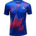 Stiga T-Shirt Pro Royal Blauw/Roze