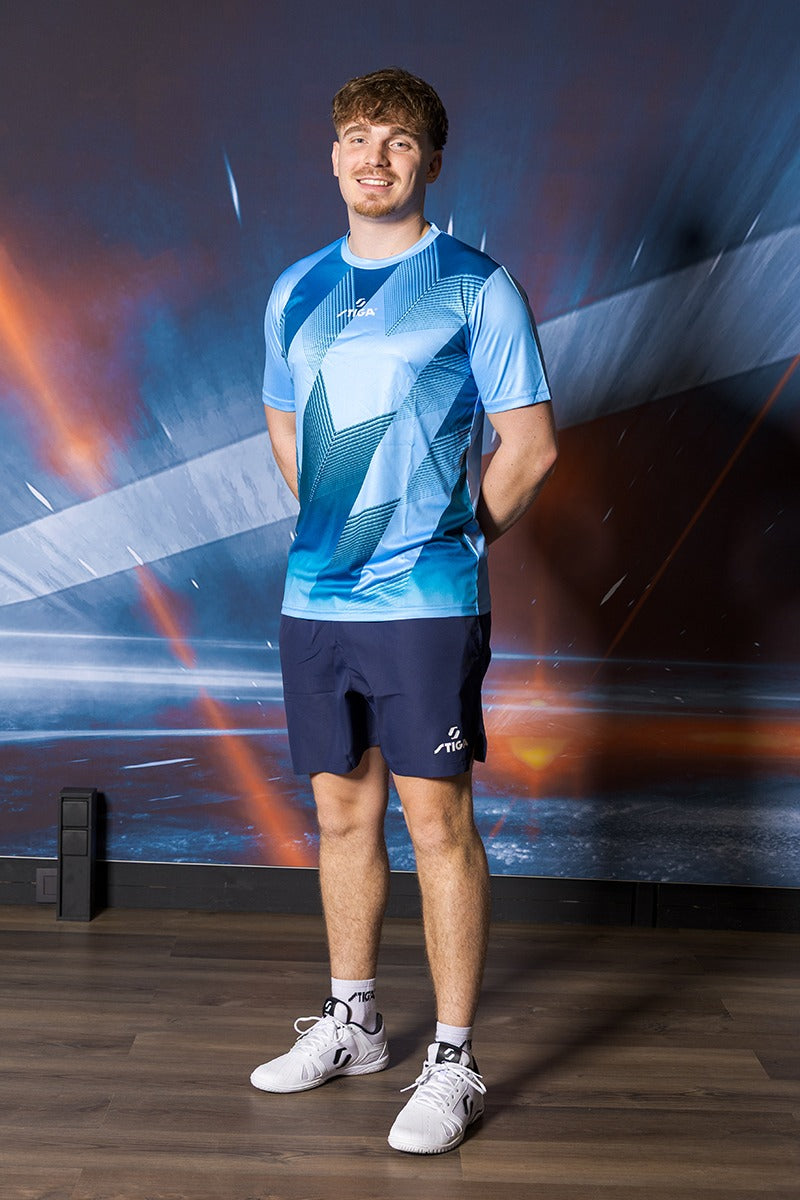 Stiga T-Shirt Pro Sky/Groen