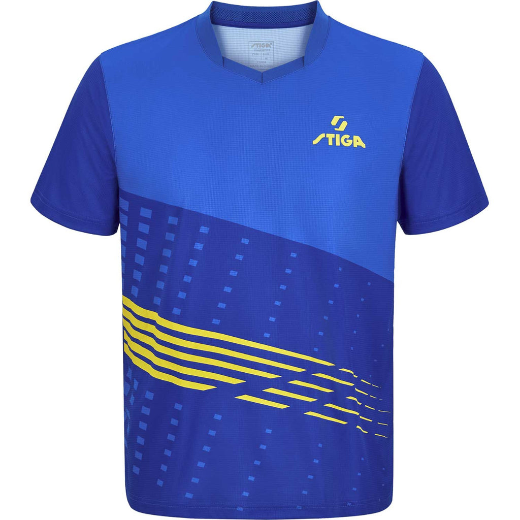 Stiga Shirt Neptune Blauw/Geel