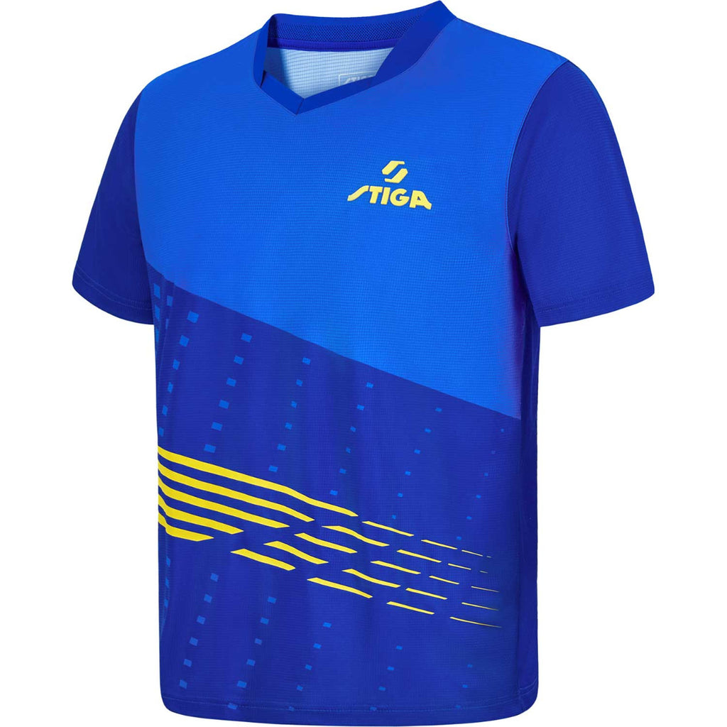 Stiga Shirt Neptune Blauw/Geel