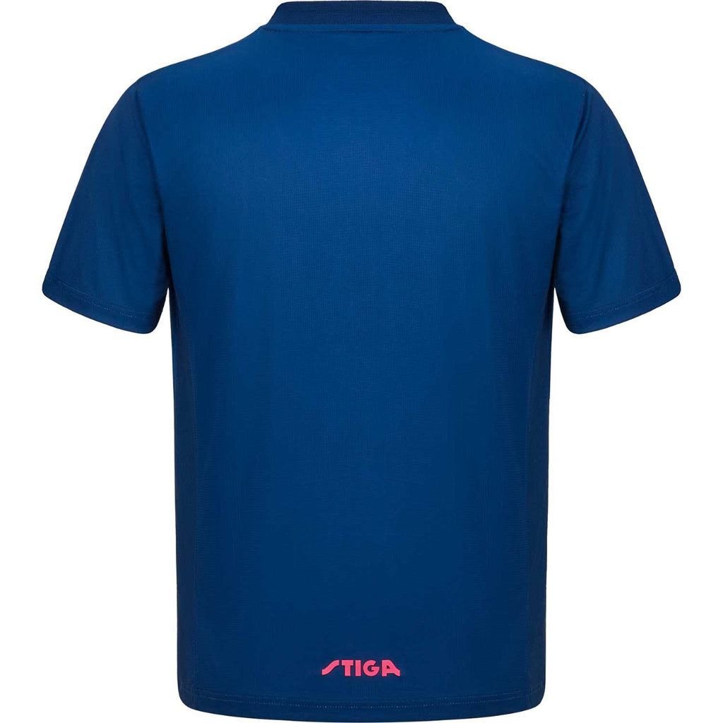 Stiga Shirt Neptune Dark Blauw/Roze