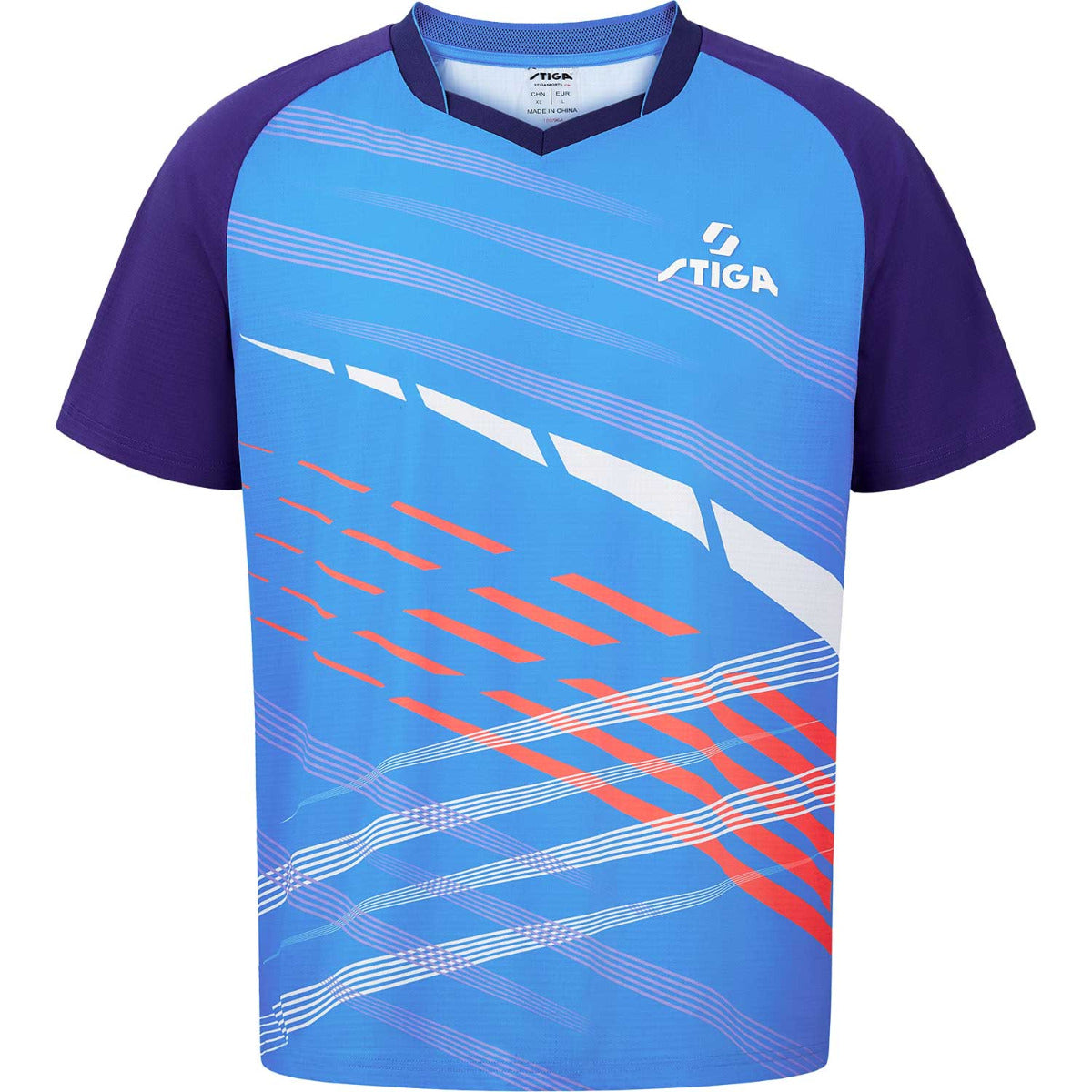 Stiga Shirt Pluton Light Blauw/Wit