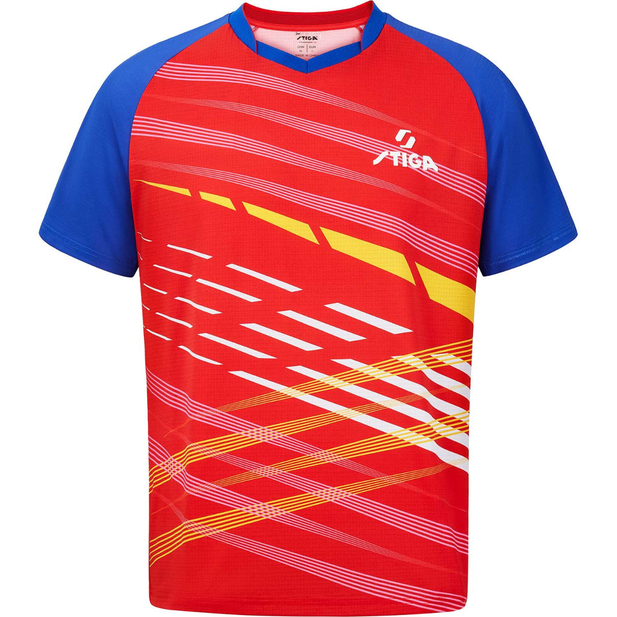 Stiga Shirt Pluton Rood/Blauw