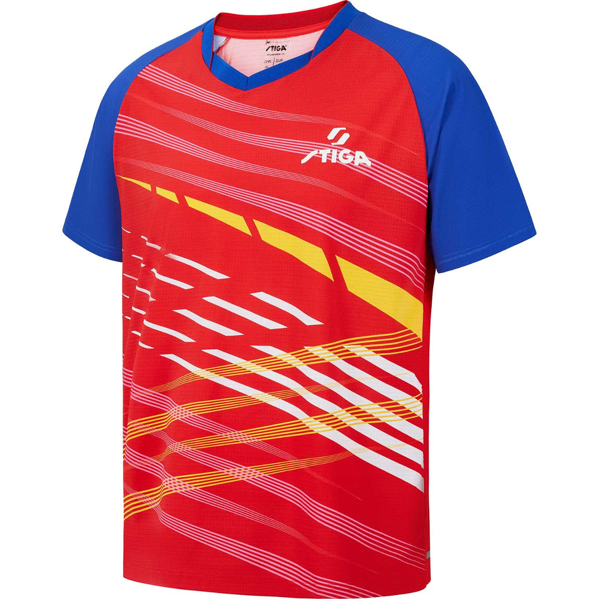 Stiga Shirt Pluton Rood/Blauw