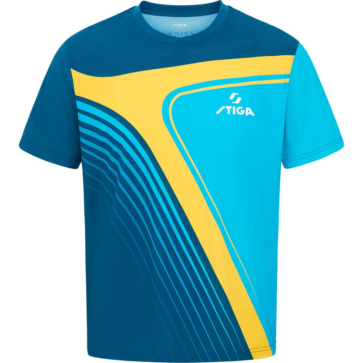 Stiga Shirt Uranus Geel/Blauw