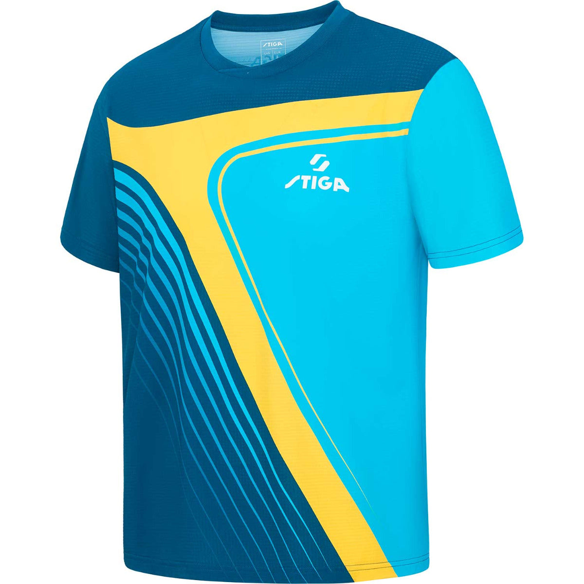 Stiga Shirt Uranus Geel/Blauw