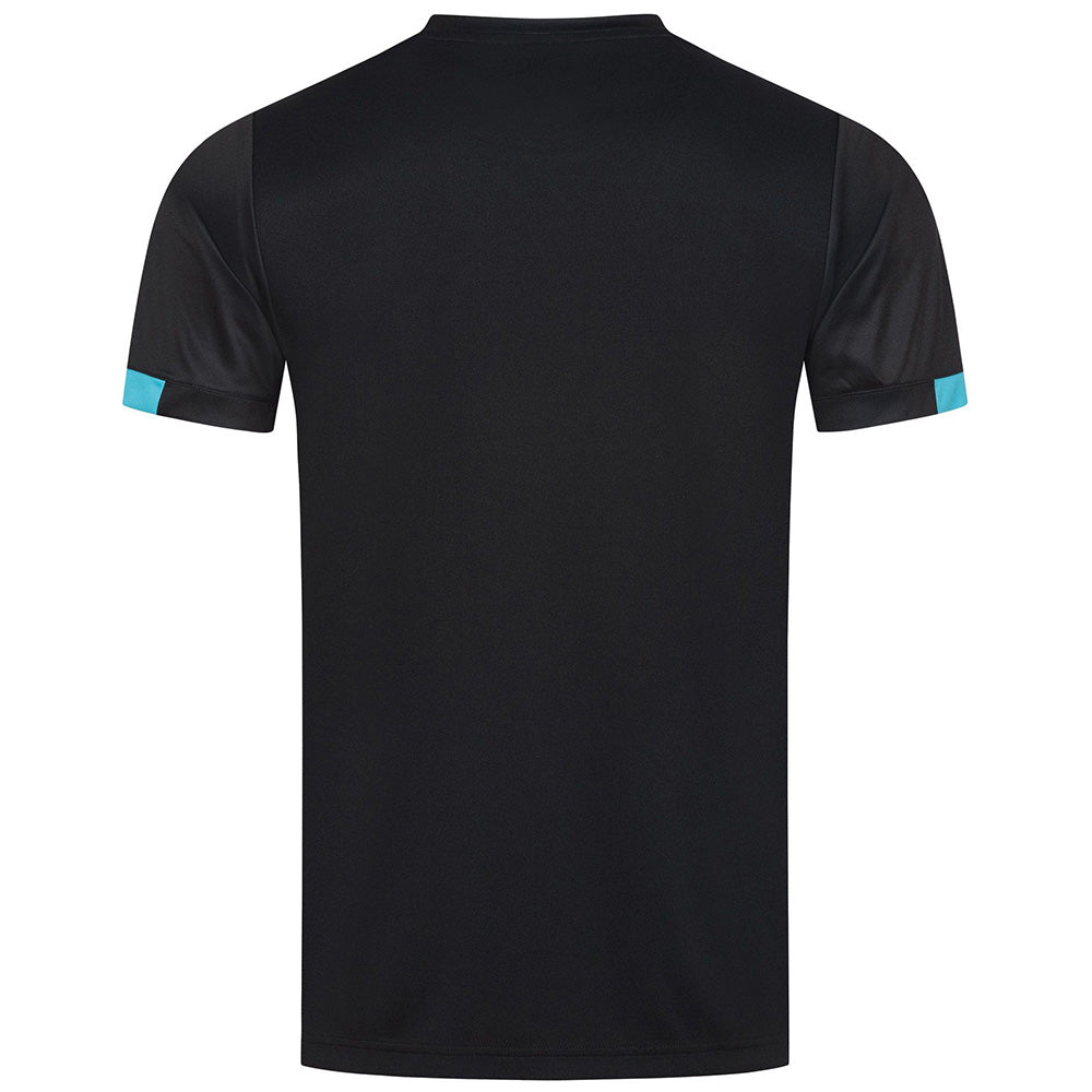 Donic T-Shirt Cream Zwart/Blauw