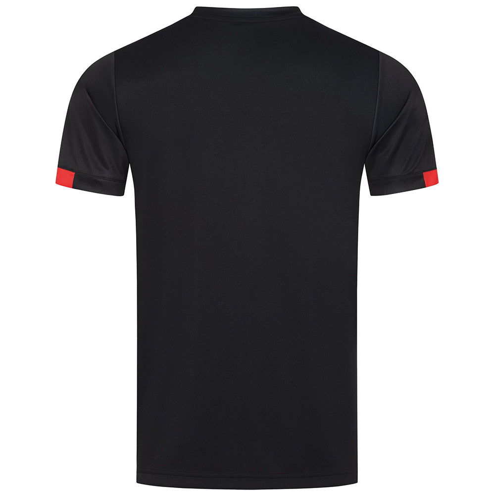 Donic T-Shirt Cream Zwart/Rood