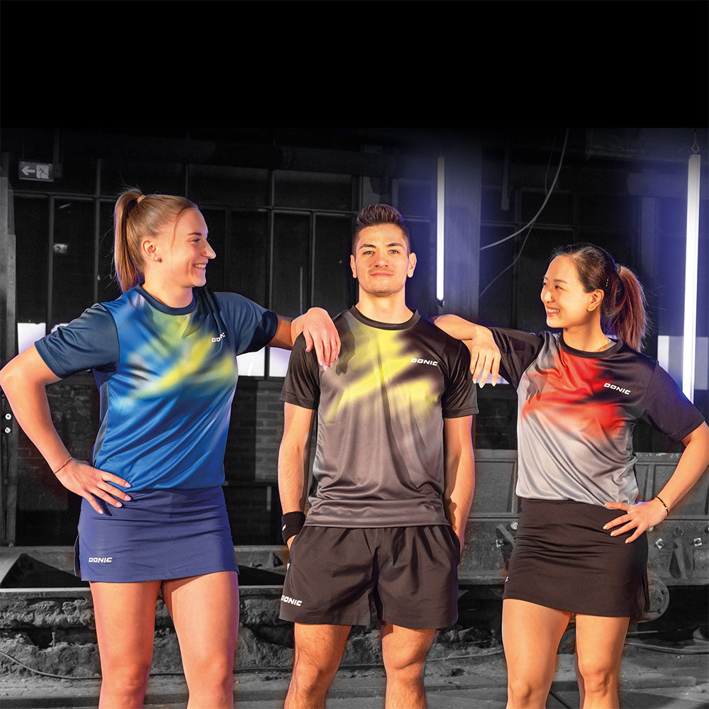 Donic T-Shirt Furious Zwart/Lime