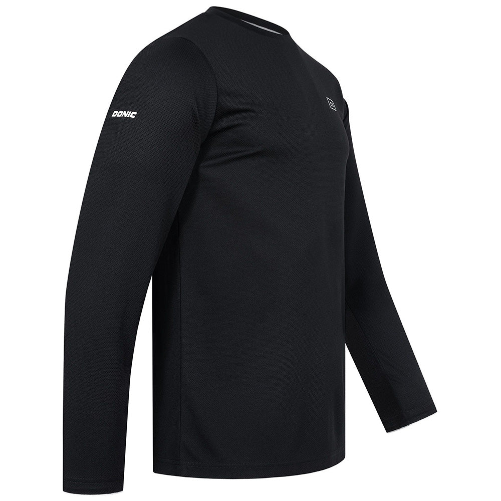 Donic T-Shirt Long Sleeve Black Series