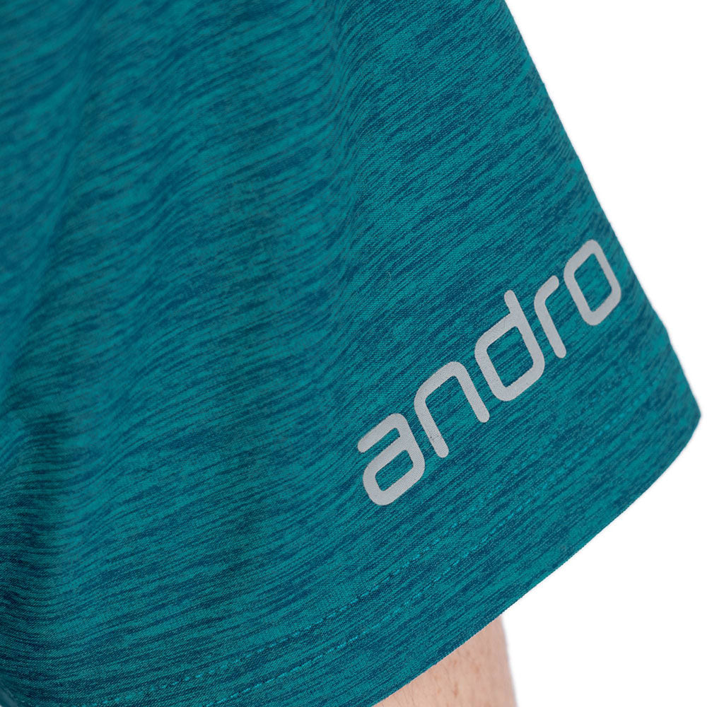 Andro T-Shirt Melange Alpha Groen/Blauw