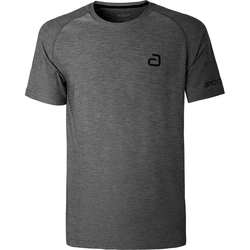 Andro T-Shirt Melange Alpha Grijs